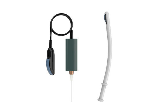 شراء منحنى المستقيم الخطي مسبار الموجات فوق الصوتية المحمولة آلة بيطرية 3.5MHz 80mm online manufacture