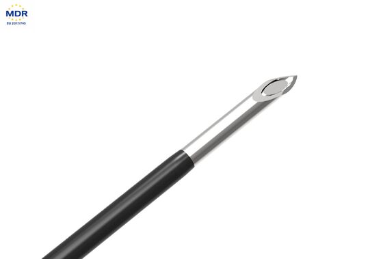 يشتري 22G 100 مم قنية RF منحنية 10 مم طرف نشط لاستئصال RF لمفصل عنق الرحم online manufacture