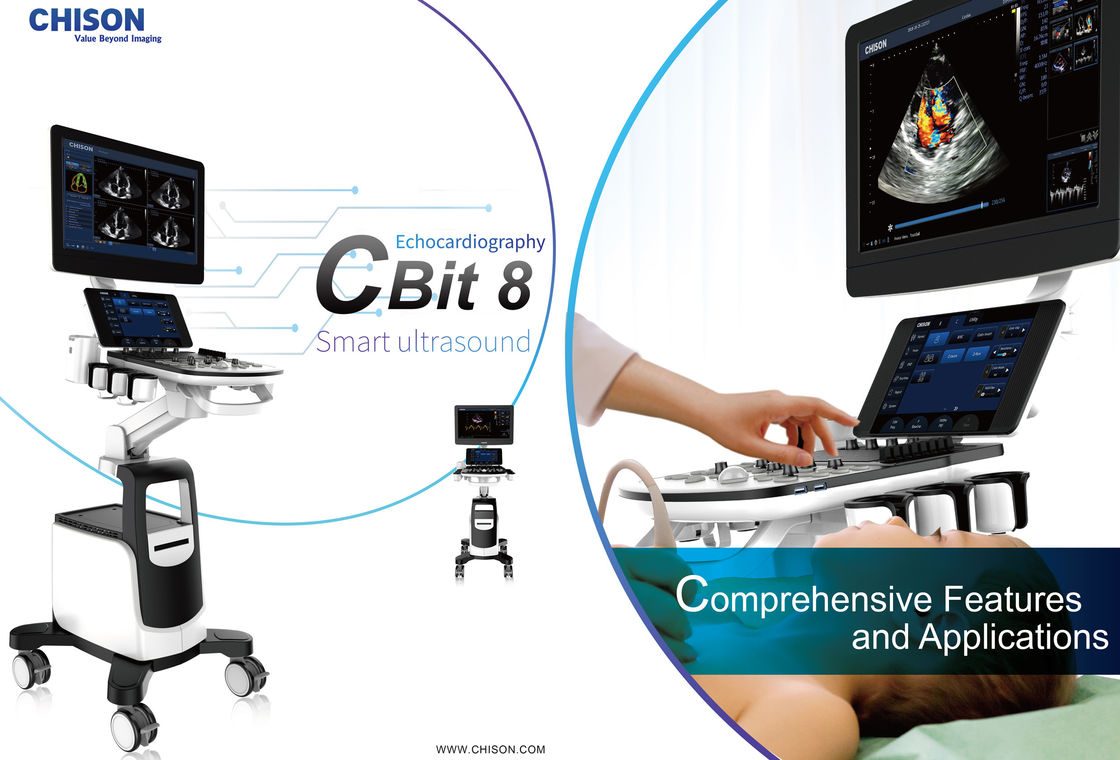 آلة الموجات فوق الصوتية عالية التردد عربة ملونة دوبلر تشيسون CBit 8
