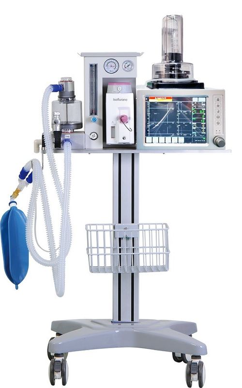 7 بوصات ملونة TFT LCD تعمل باللمس معدات عيادة بيطرية نظام تخدير بيطري