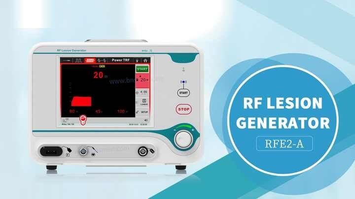 MDR CE 1-Channel RF الآفة عالية التردد مولد الجراحة الكهربائية مراقبة مقاومة إدارة الألم