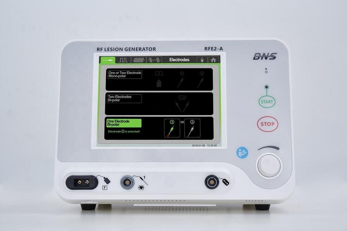 MDR CE 1-Channel RF الآفة عالية التردد مولد الجراحة الكهربائية مراقبة مقاومة إدارة الألم