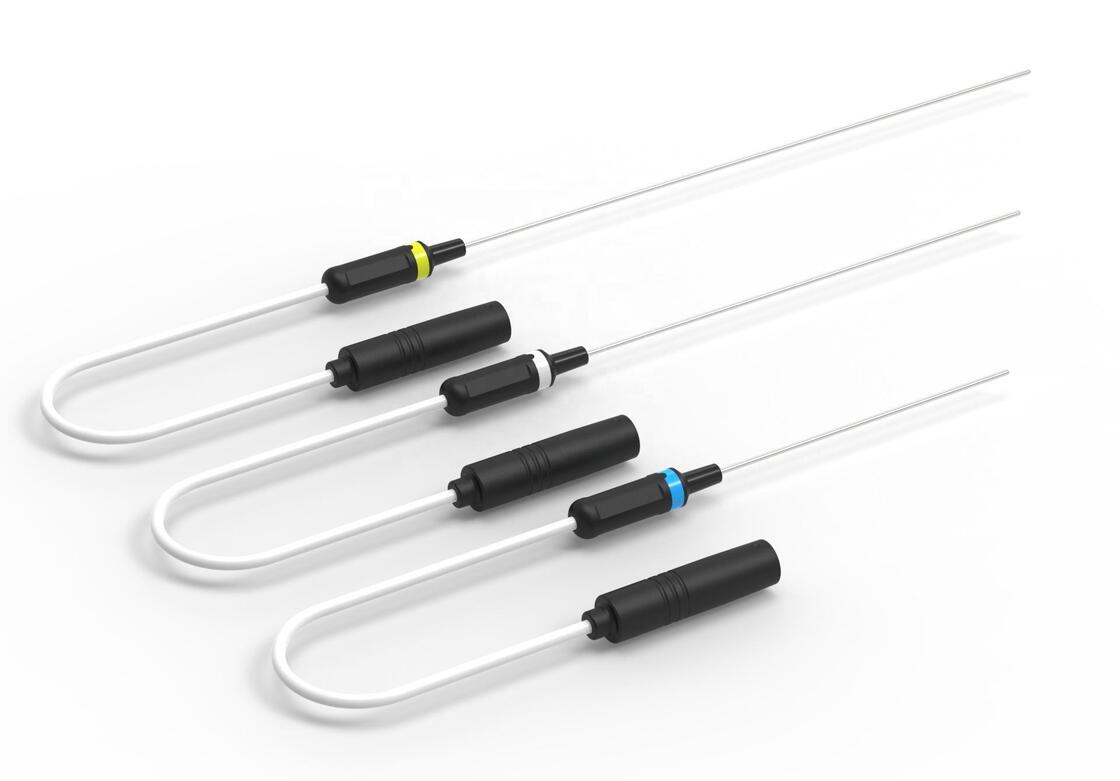 Disposable Single Use RF Electrode with Medical-grade Stainless Steel and 2/4mm Adjustable Active Tip for Neuro Thermal Lesion Generator