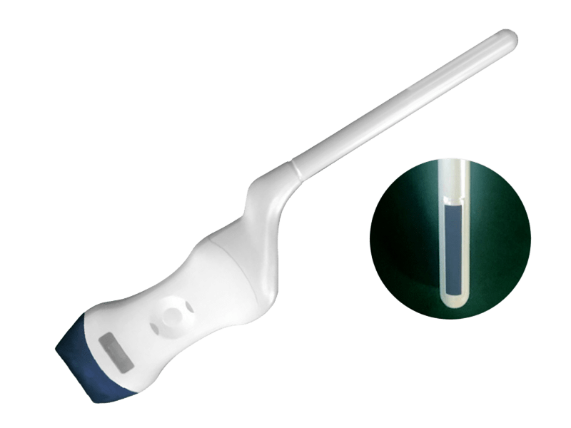 FDA CE ISO13485 128 عنصر مسبار الموجات فوق الصوتية اللاسلكي المحمول مع رأس مزدوج خطي وعبر المستقيم لجراحة المسالك البولية